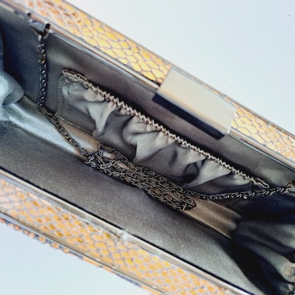 Women Snake Bag Purse Evening Clutch on a Chain - Picture 13 of 16